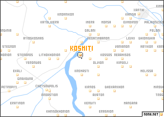 map of Kosmití