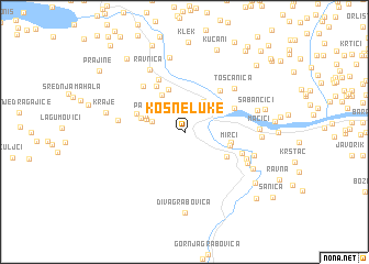 map of Kosne Luke