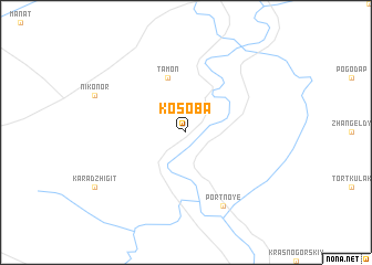 map of Kosoba