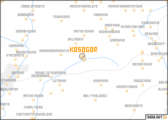 map of Kosogor