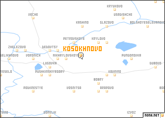 map of Kosokhnovo