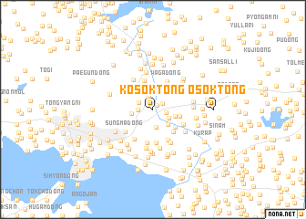 map of Kosŏk-tong