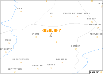 map of Kosolapy