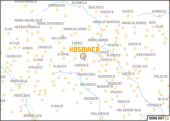 map of Kosovica