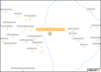 map of Kossandougou