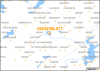 map of Kossenblatt