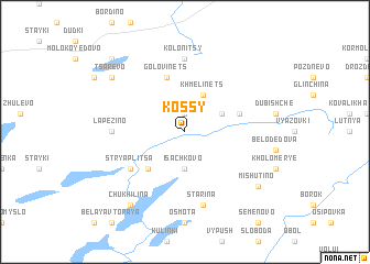 map of Kossy