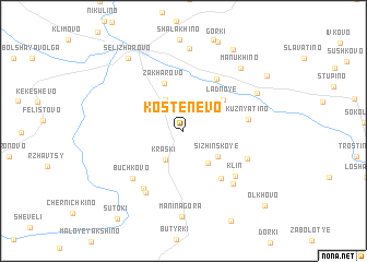 map of Kostenëvo