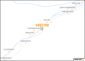 map of Kostino