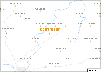 map of Kostritsa
