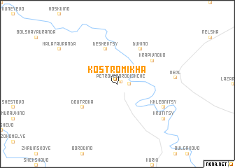 map of Kostromikha