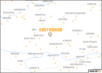 map of Kostromino