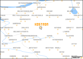 map of Kostron\