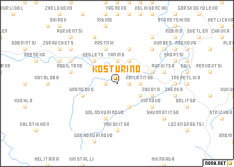 map of Kosturino