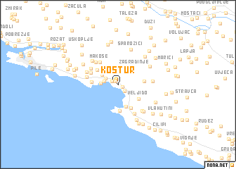 map of Kostur