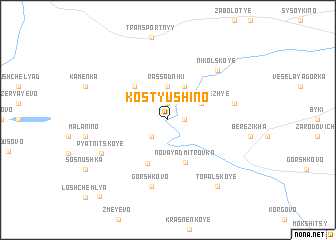map of Kostyushino
