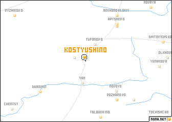 map of Kostyushino