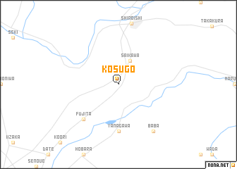 map of Kosugō
