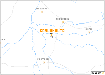 map of Kosumkhuta