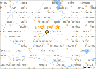 map of Koszuty Duże