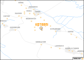 map of Kotaani