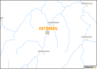 map of Kotabaru