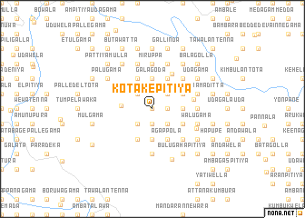 map of Kotakepitiya
