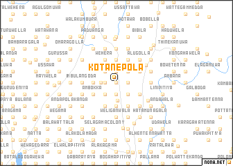 map of Kotanepola
