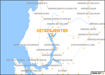 map of Kota Raja Hitam