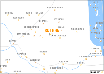 map of Kotawé