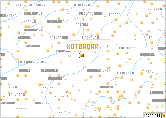 map of Kot Bāqar