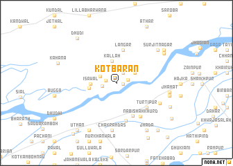 map of Kot Baran