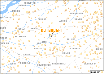 map of Kot Bhugat