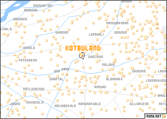 map of Kot Buland