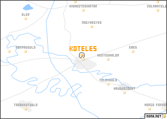 map of Köteles