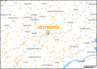 map of Kot Faqīran