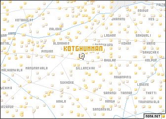 map of Kot Ghumman
