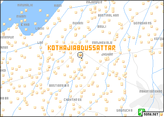 map of Kot Hāji Abdussattār