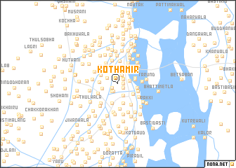 map of Kotha Mīr