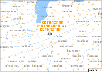 map of Kot Hazāra
