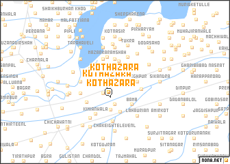 map of Kot Hazāra