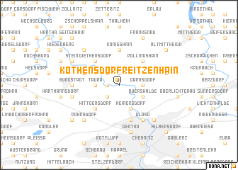 map of Köthensdorf-Reitzenhain