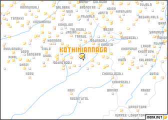 map of Kothi Miān Nāga