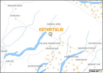 map of Kothri Tulsi