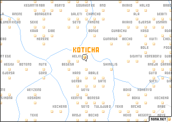 map of Kotīcha