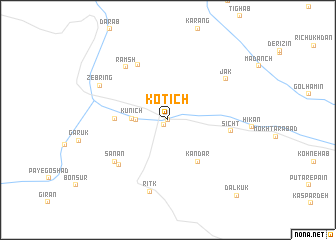map of Kotīch