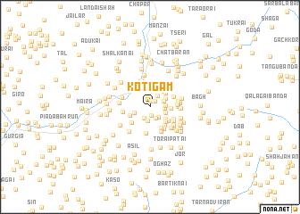 map of Koti Gam