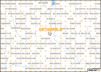map of Kotikapola