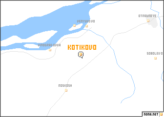 map of Kotikovo