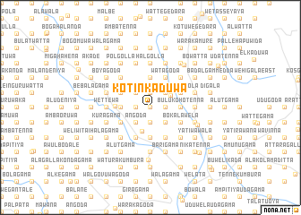 map of Kotinkaduwa